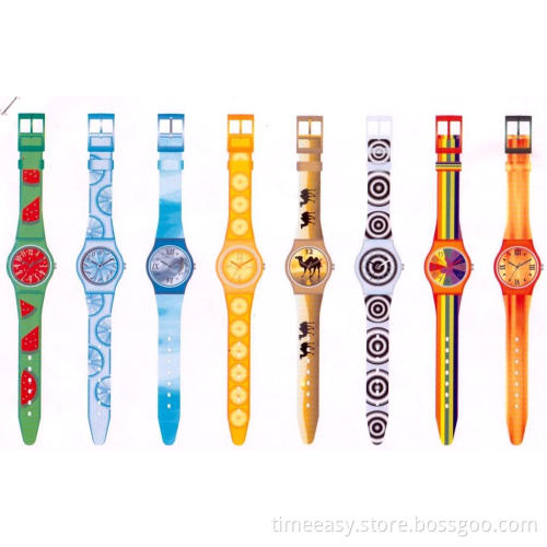 New Fashion Plastic Quartz Wrist Watch for Kids and Women